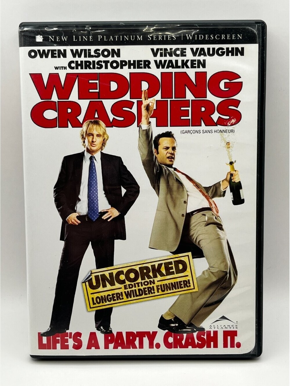 Wedding Crashers DVD Uncorked Edition Owen Wilson 2000s Comedy Region 1